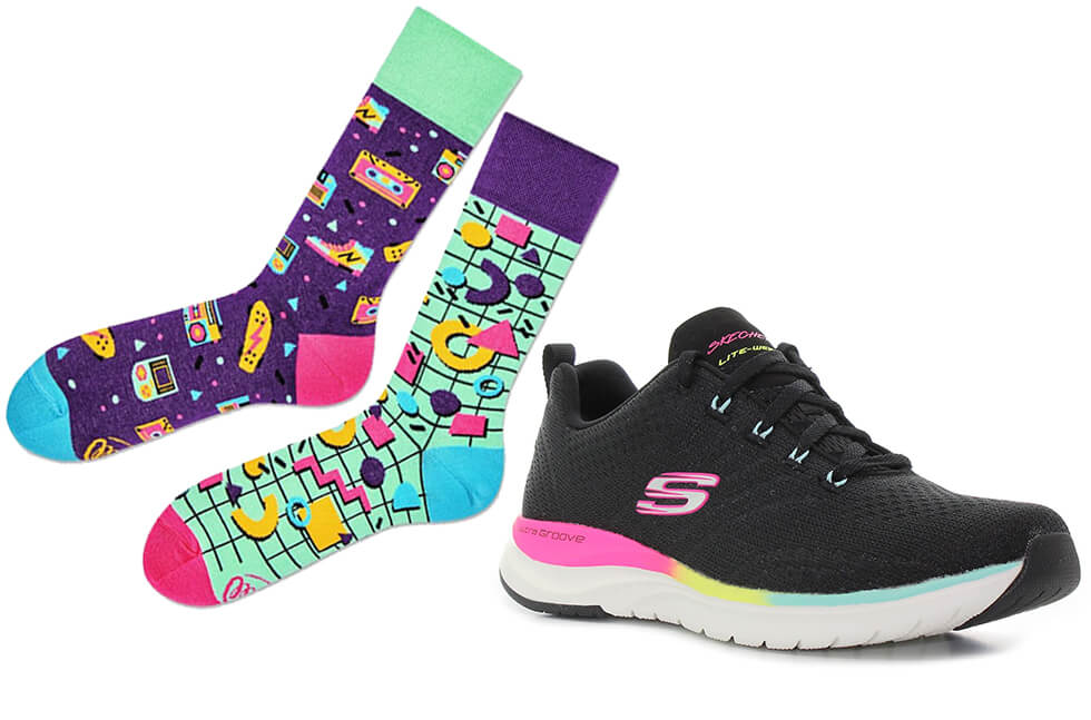 many mornings zokni és sneaker