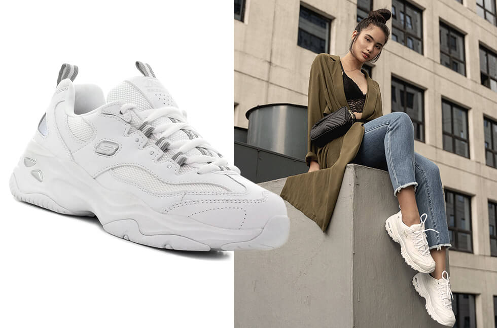 skechers fehér cipő
