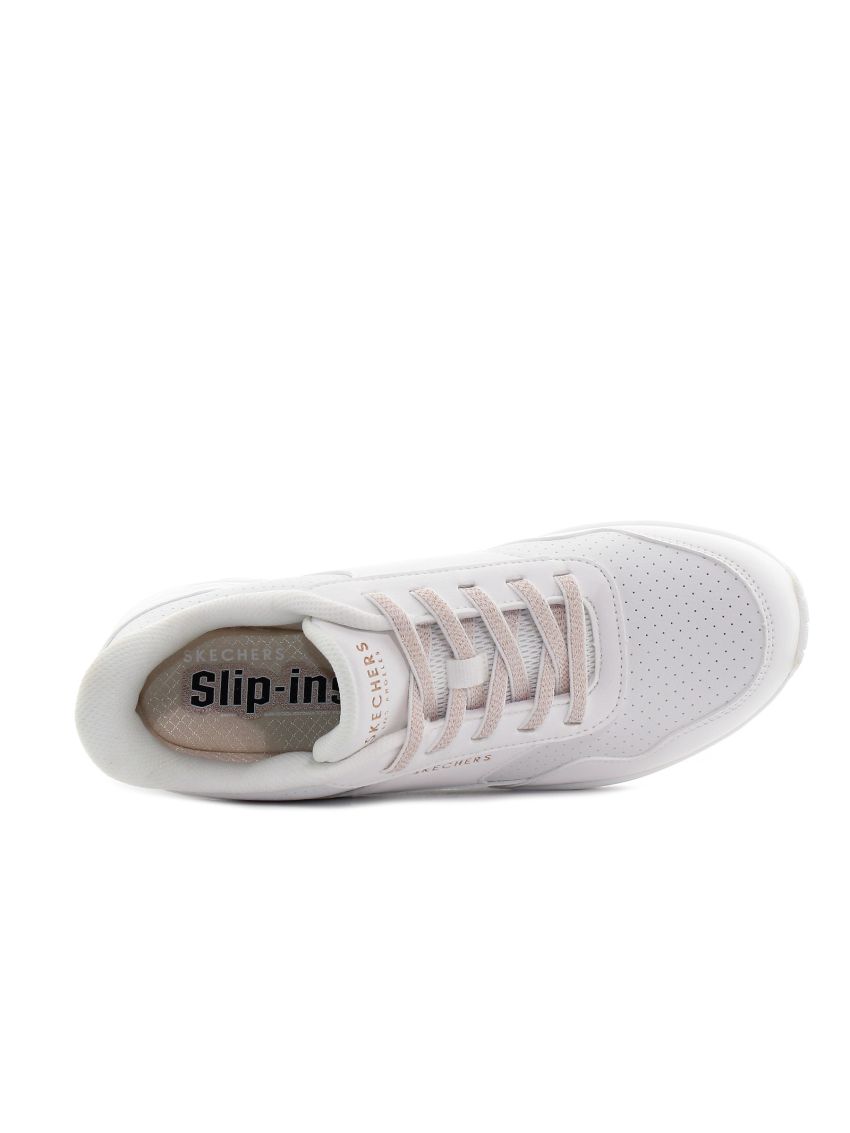 Skechers - Slip-Ins Uno Banksia Luxe alb femei sneakeri