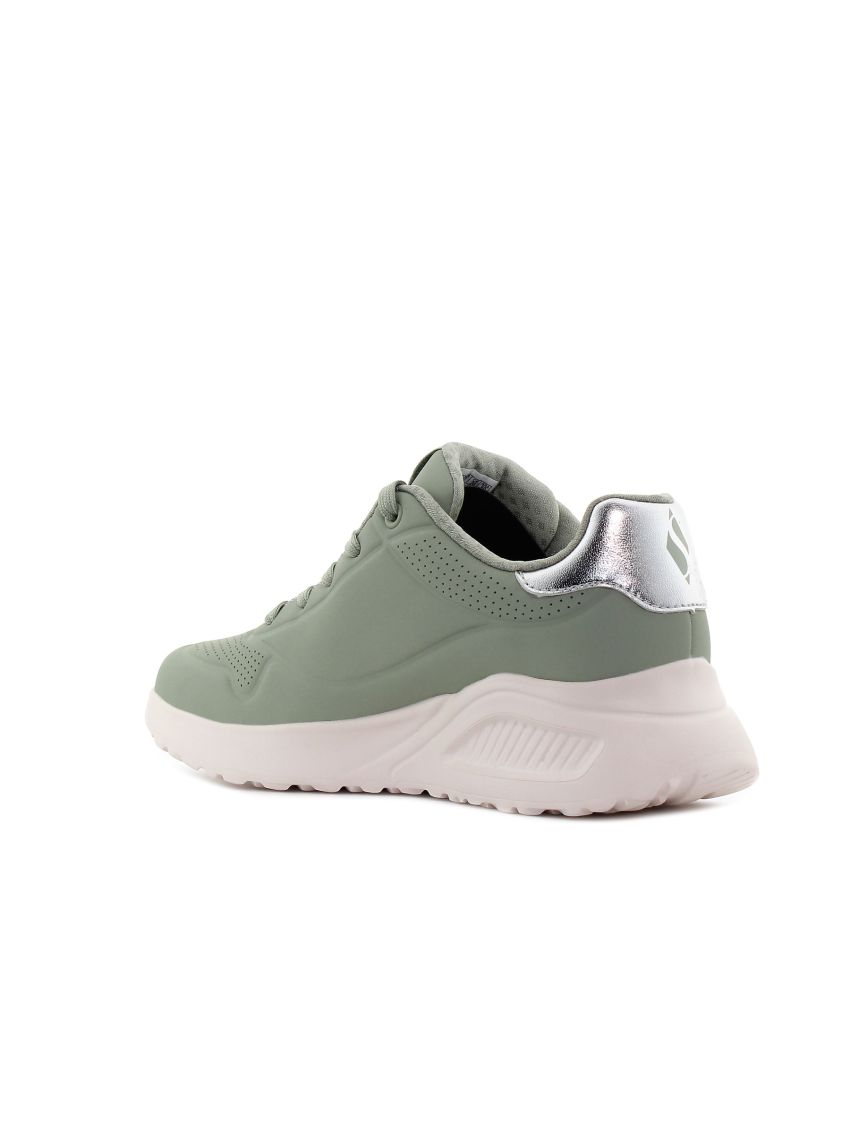 Skechers - Uno Lite Shimmer Along khaki femei sneakeri