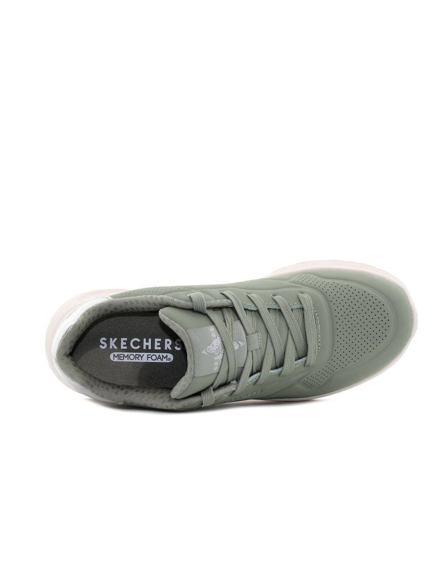 Skechers - Uno Lite Shimmer Along khaki femei sneakeri