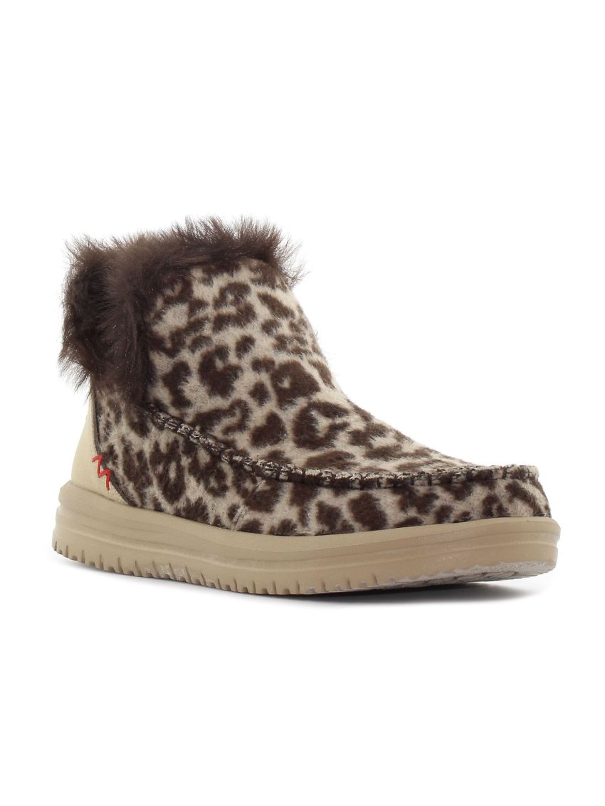 HeyDude - Camden Brushed marou femei bocanci