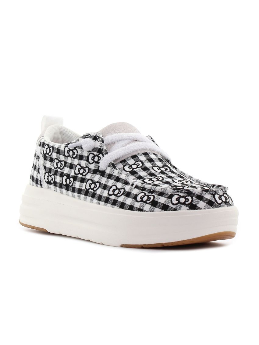 HeyDude - Wendy Nova Hello Kitty negru femei moccasins