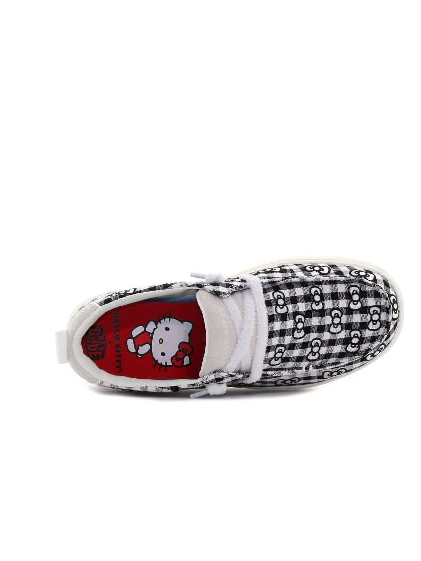 HeyDude - Wendy Nova Hello Kitty negru femei moccasins