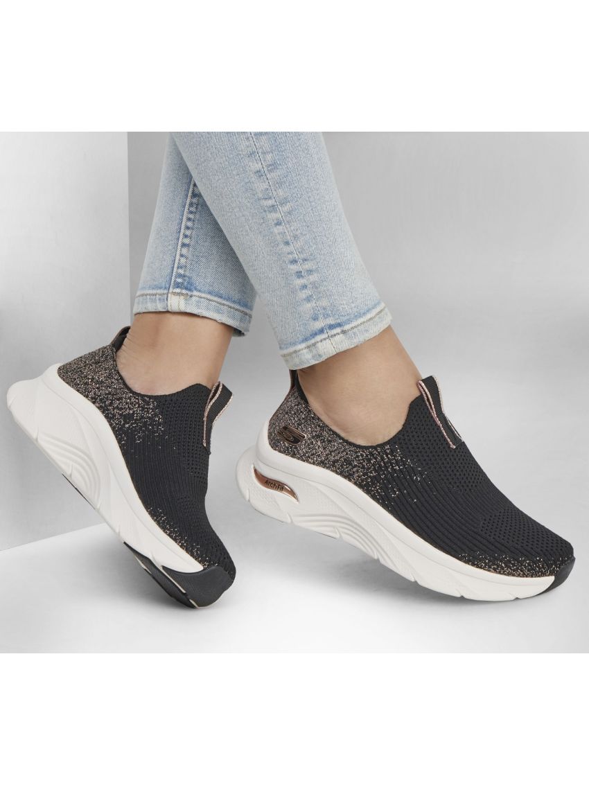 Skechers Arch Fit D Lux Glimmer Dust  149689-BKRG