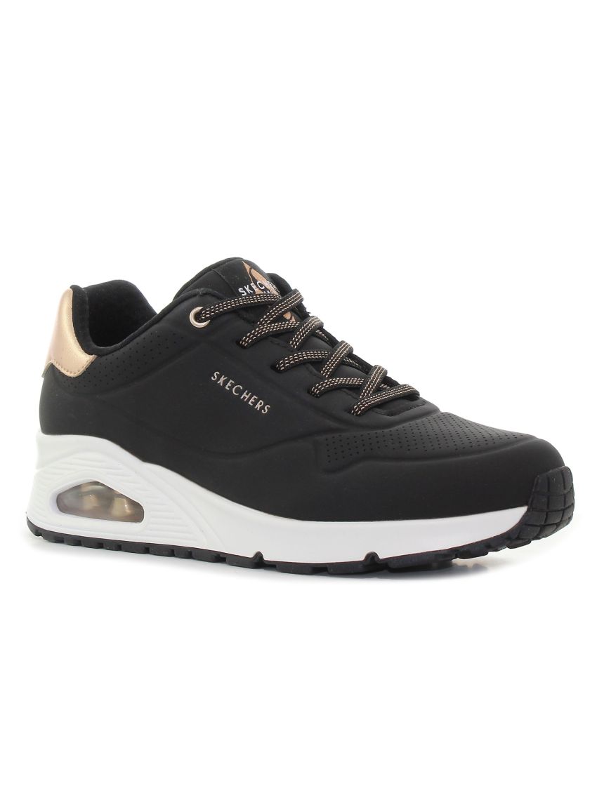 Skechers - Uno Shimmer Away 155196-BLK negru femei casual sneakeri