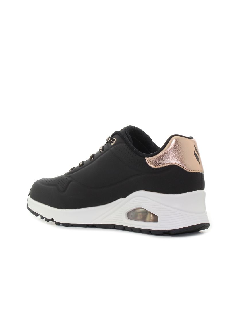 Skechers - Uno Shimmer Away 155196-BLK negru femei casual sneakeri