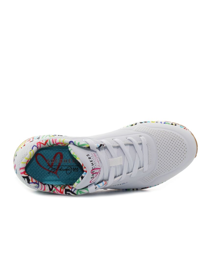 Skechers Uno Loving Love  155506-WHT