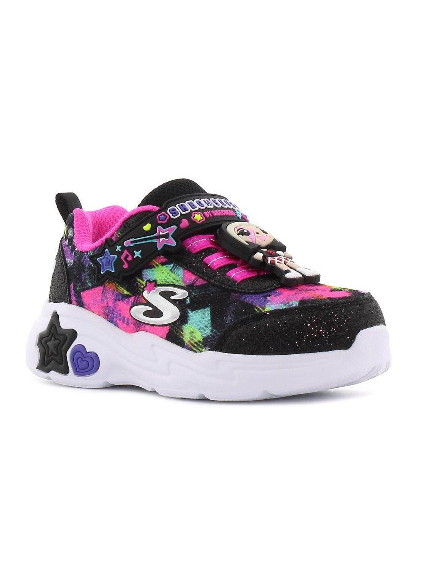 Skechers Snuggle Sneaks Skech Squad  302214N-BKMT