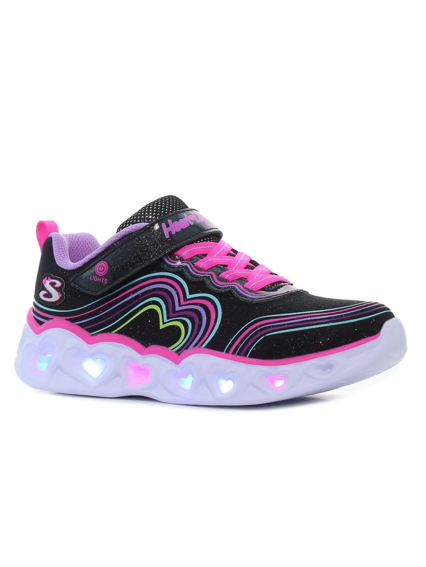 Skechers Heart Lights Retro Hearts  302689L-BKMT