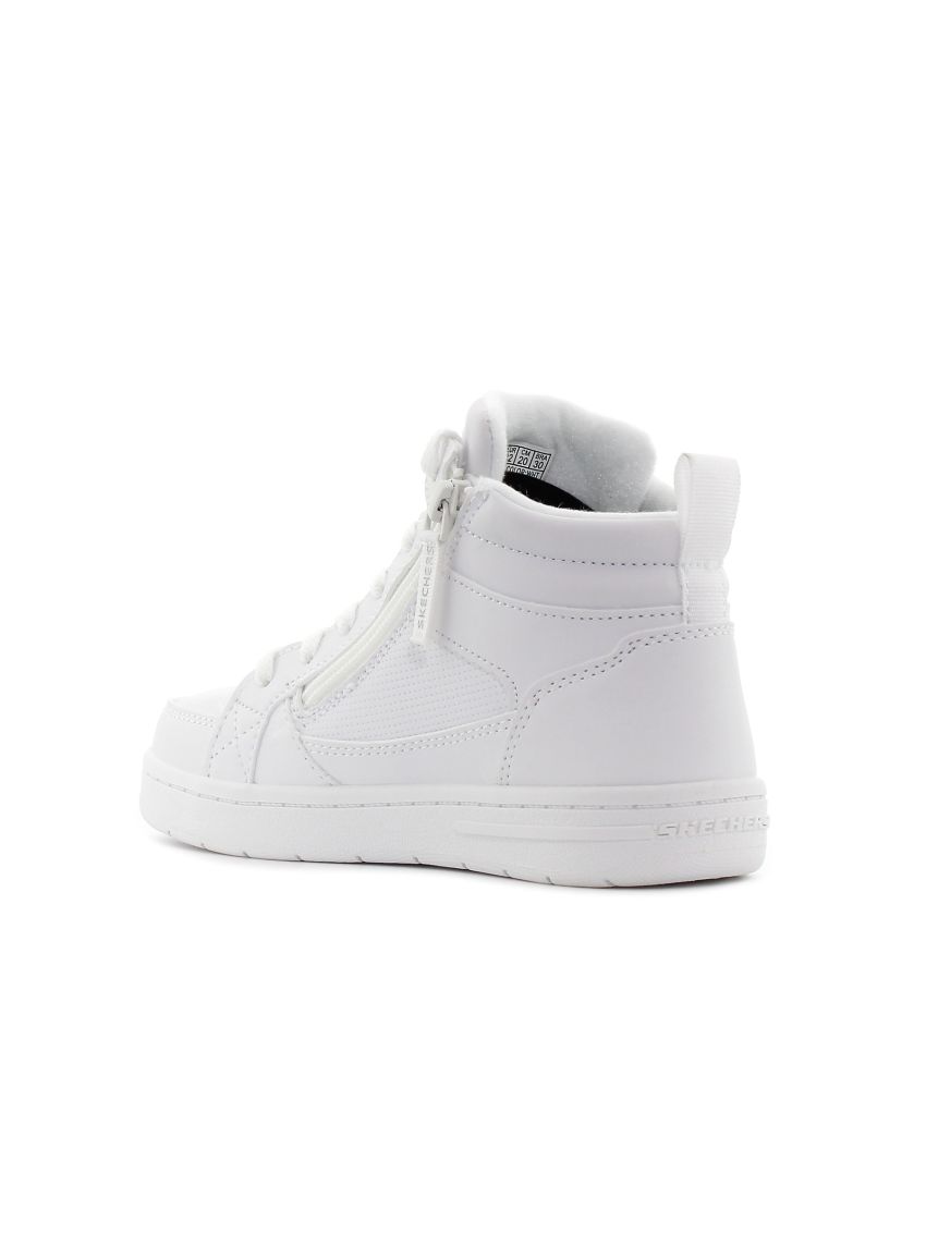 Skechers Smooth Street Cozy Zip  405618L-WHT