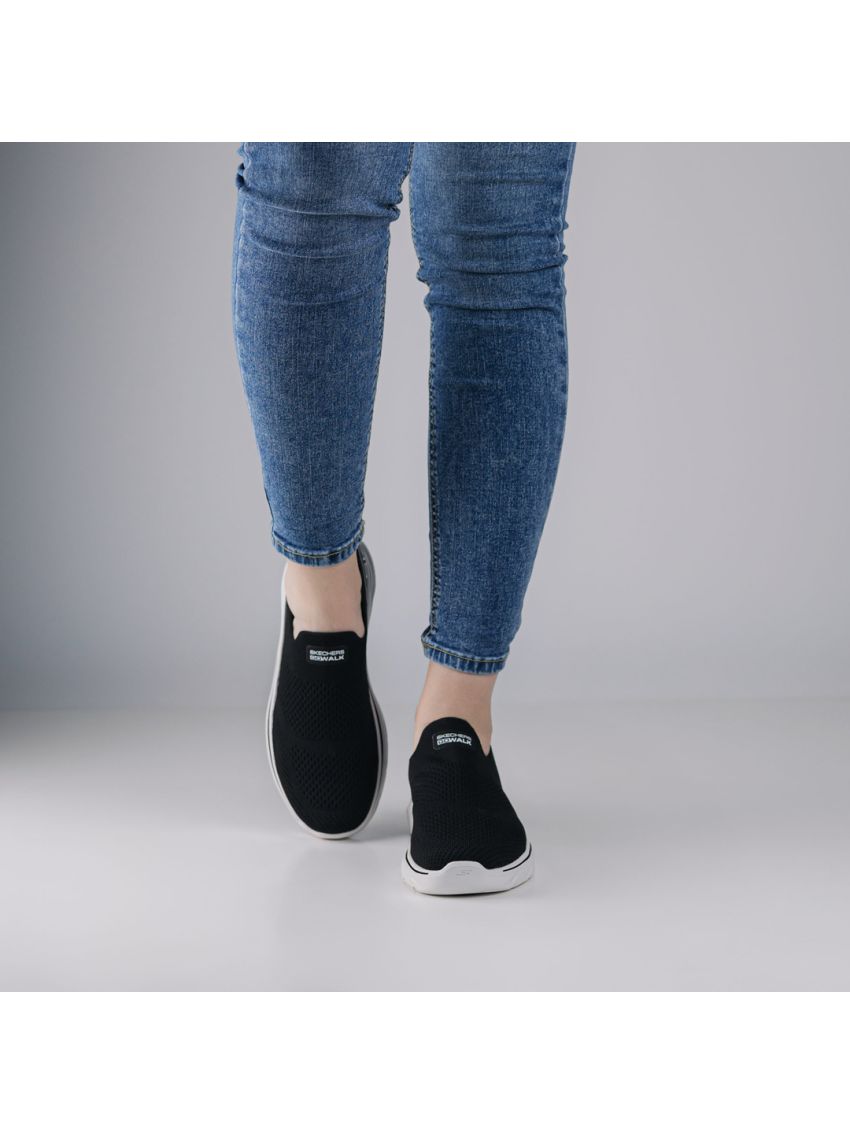 Skechers Slip Ins Walk Mia  125231-BKW