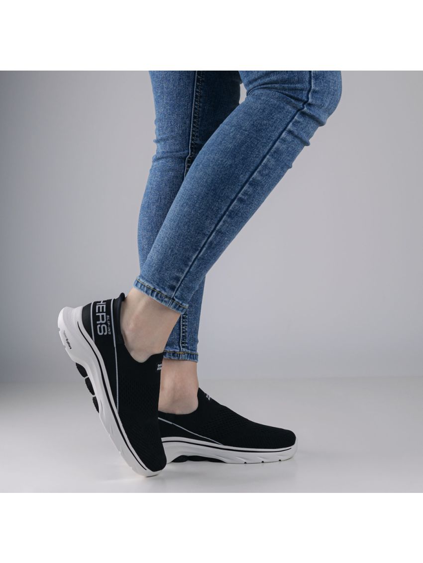 Skechers Slip Ins Walk Mia  125231-BKW