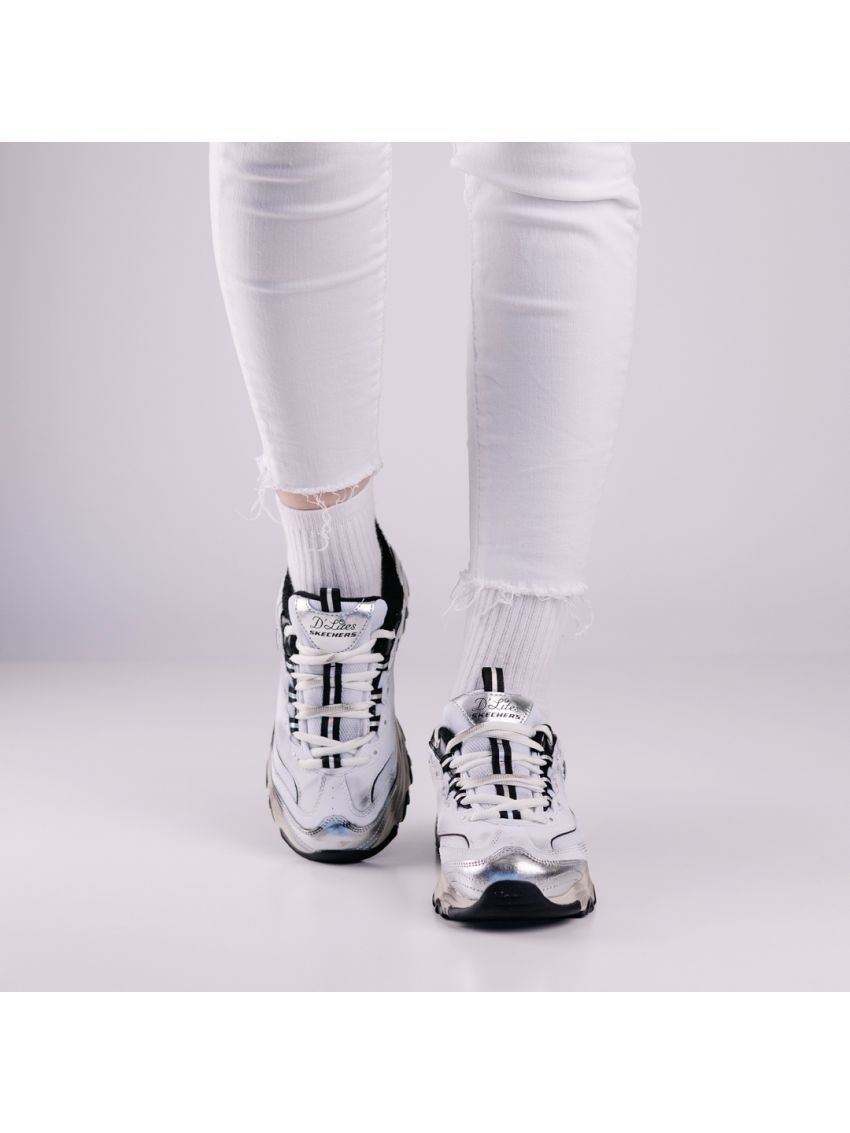 Skechers D Lites Vintage Vision  150245-WBKS