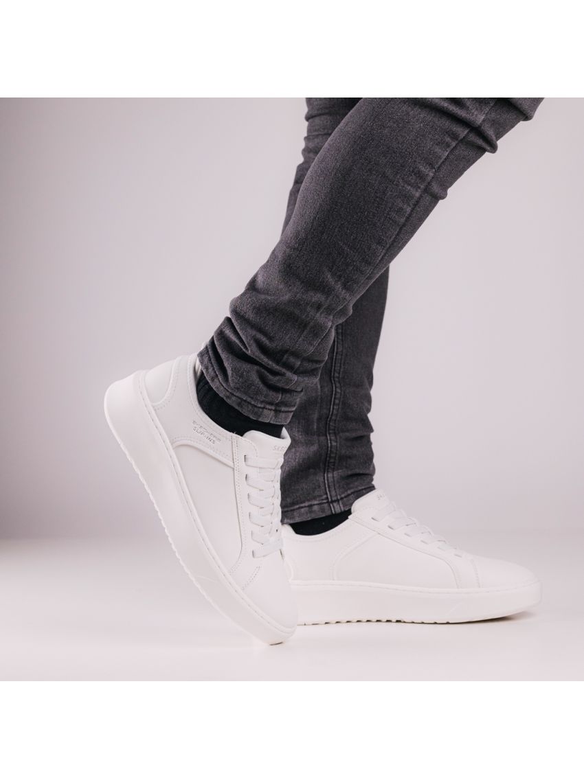 Skechers Slip Ins Court Break Double 183177-WHT