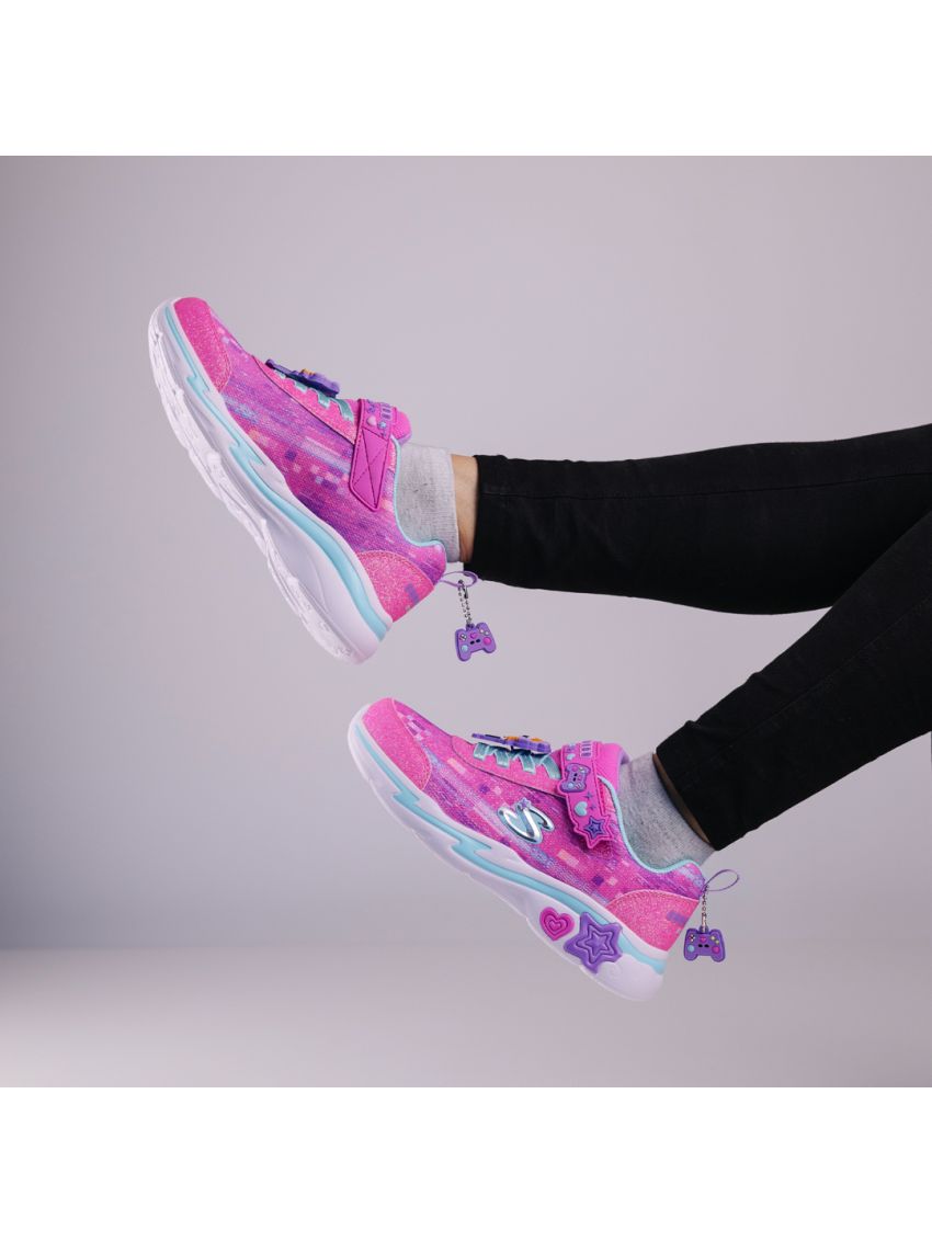 Skechers Snuggle Sneaks Skech Squad  302214N-PKMT