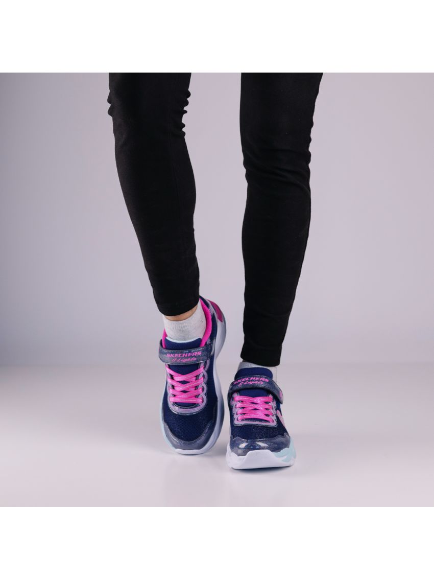 Skechers S Lights Twisty Glow  303717L-BKMT