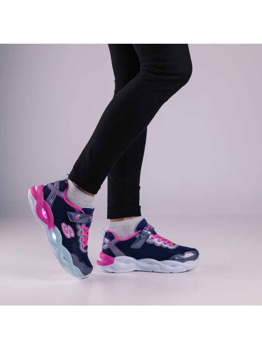 Skechers S Lights Twisty Glow  303717L-BKMT
