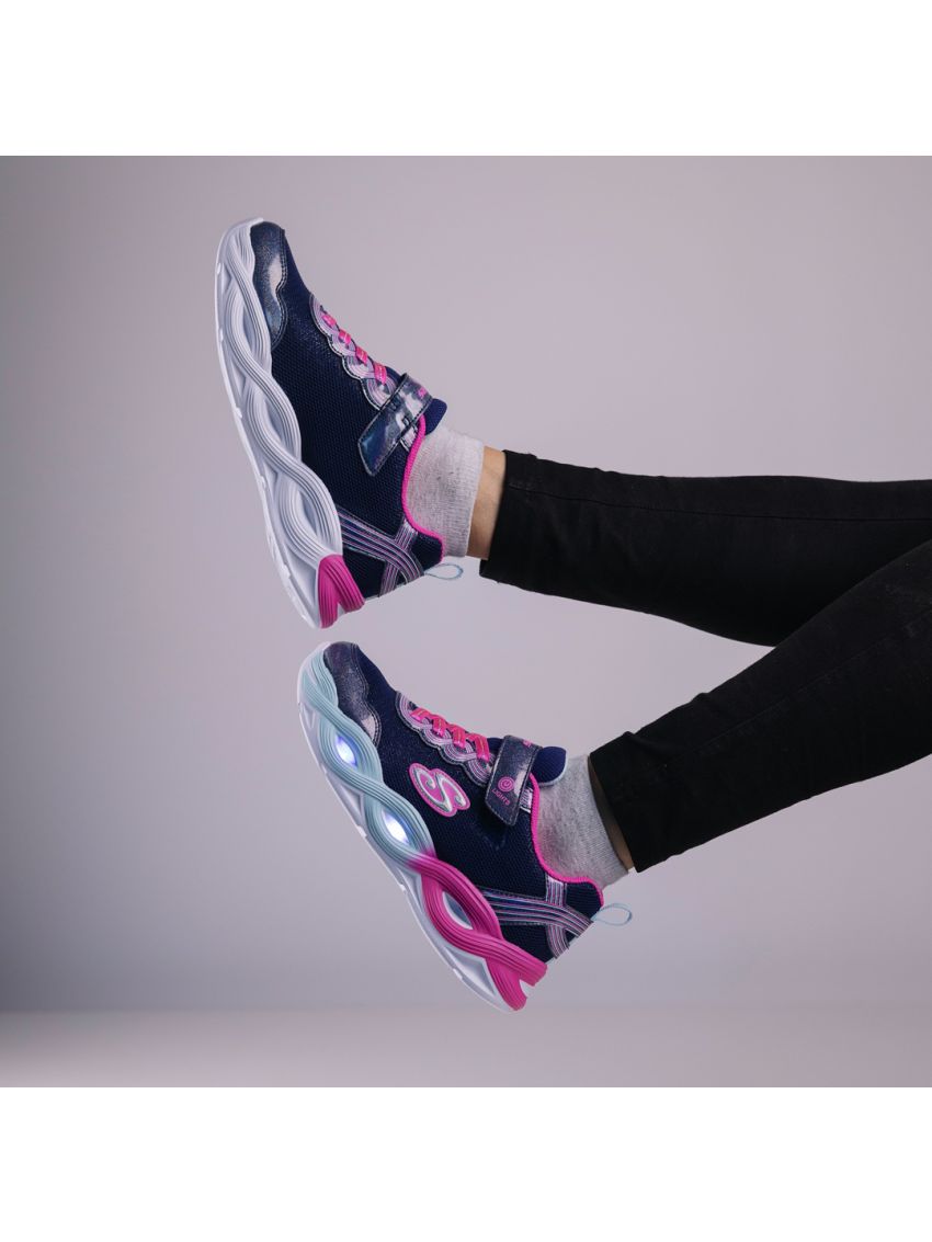 Skechers S Lights Twisty Glow  303717L-BKMT