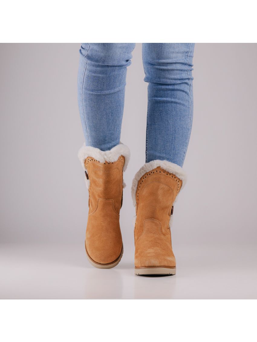 Skechers Keepsakes Wedge Cozy Peak  49811-TAN