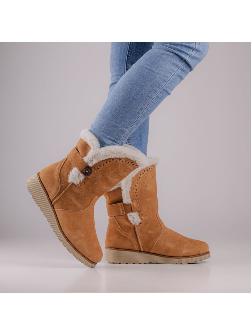 Skechers Keepsakes Wedge Cozy Peak  49811-TAN