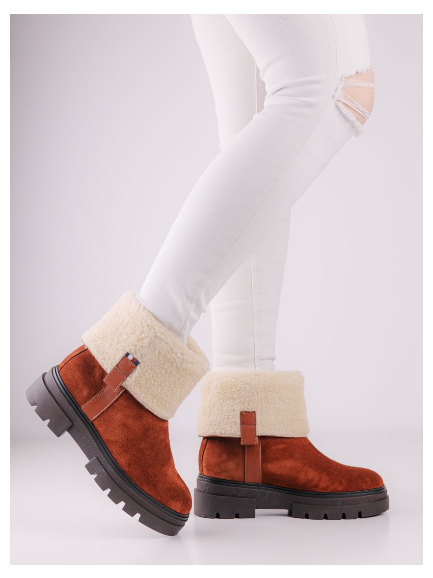 Tommy Hilfiger Faux Fur Suede  FW0FW08158-GPK