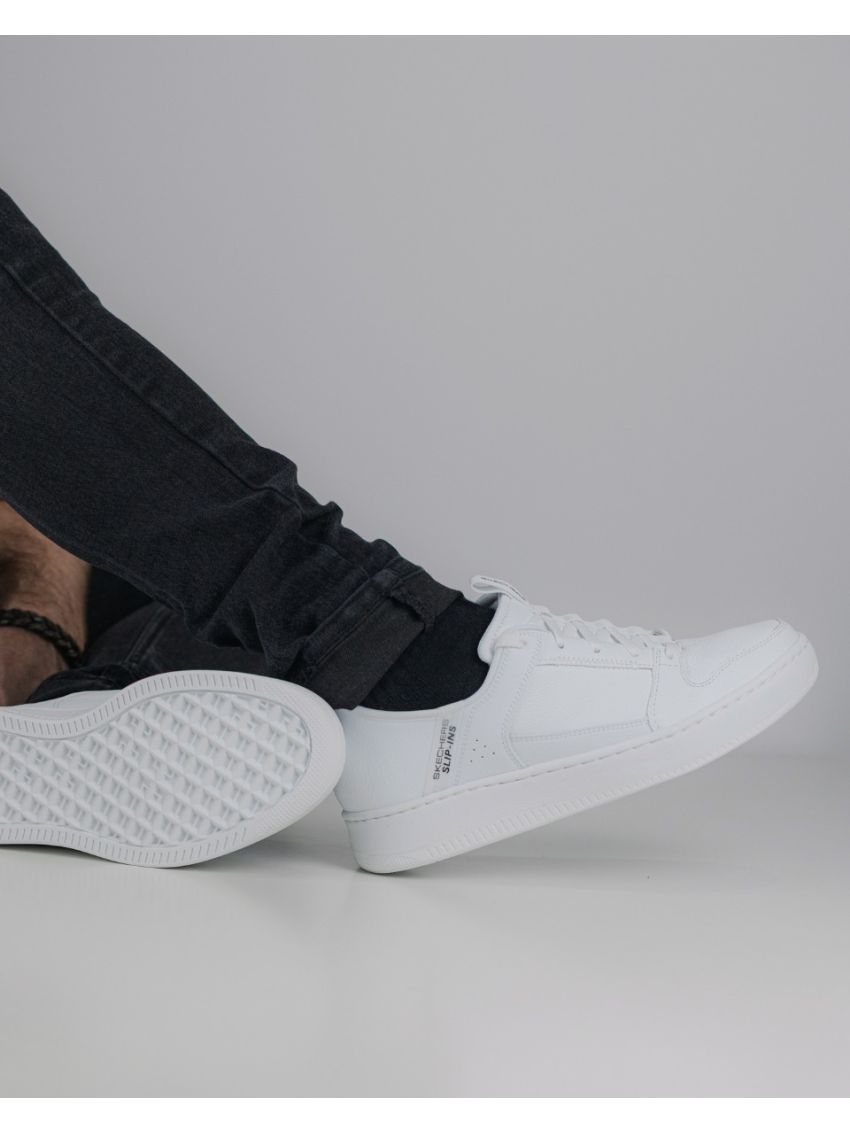 Skechers Slip Ins Sport Court Distown  232445-WHT