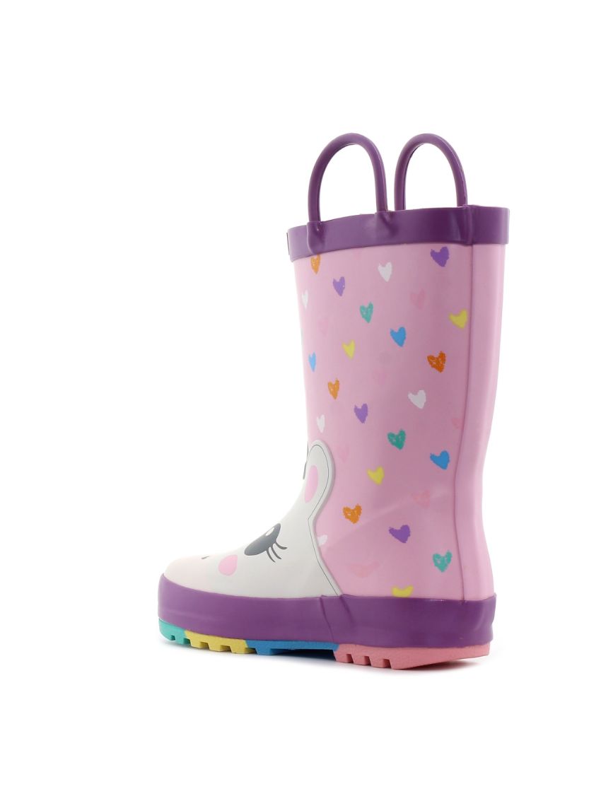 Wink - Aqqo roz fete cizme de cauciuc