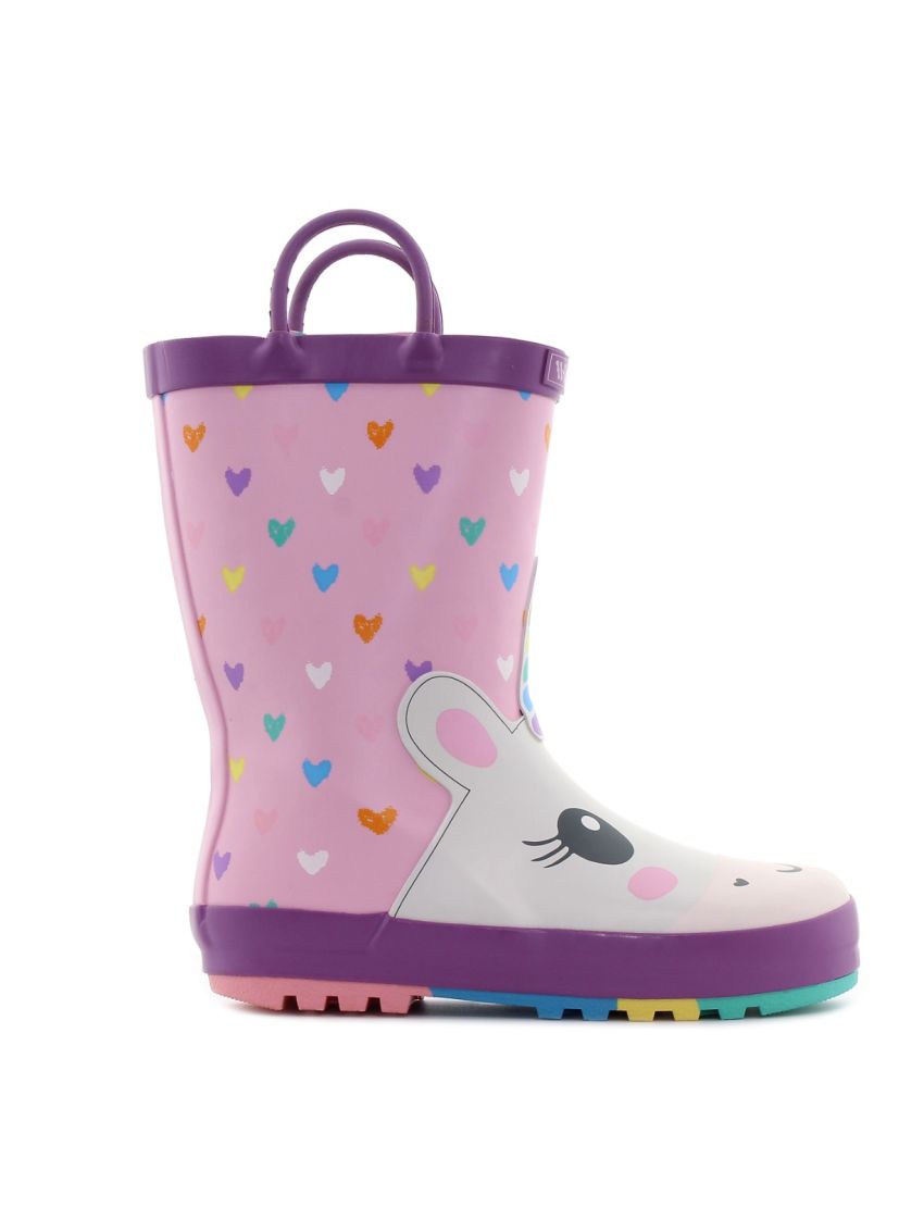 Wink - Aqqo roz fete cizme de cauciuc