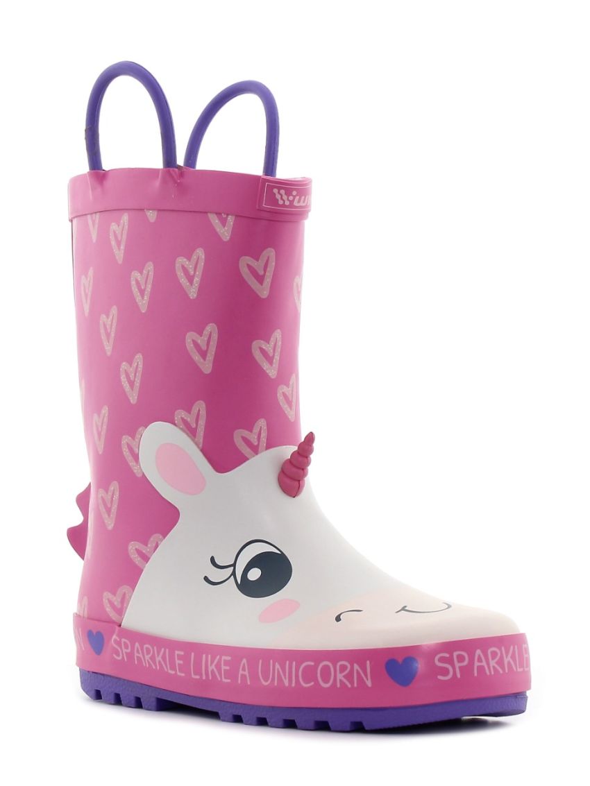 Wink - Aqqo roz bebe cizme de cauciuc