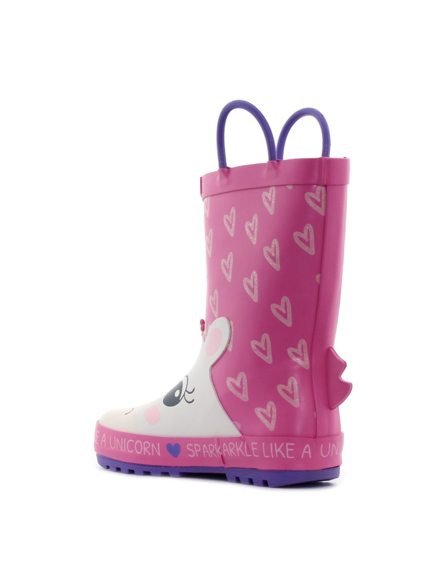 Wink - Aqqo roz bebe cizme de cauciuc