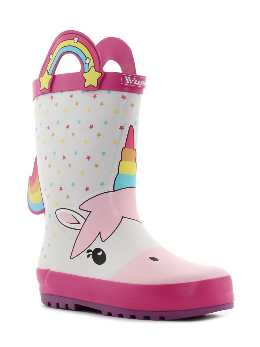 Wink - Aqqo gri fete cizme de cauciuc