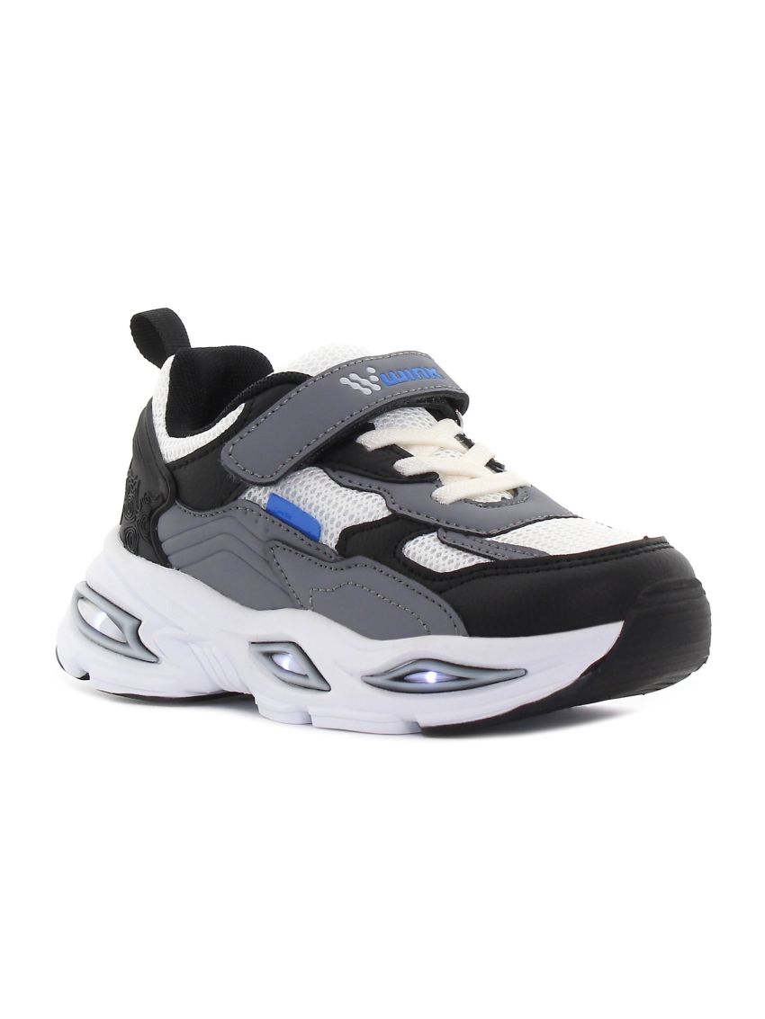 Wink - Arvik gri băieți sneakeri cu lumini