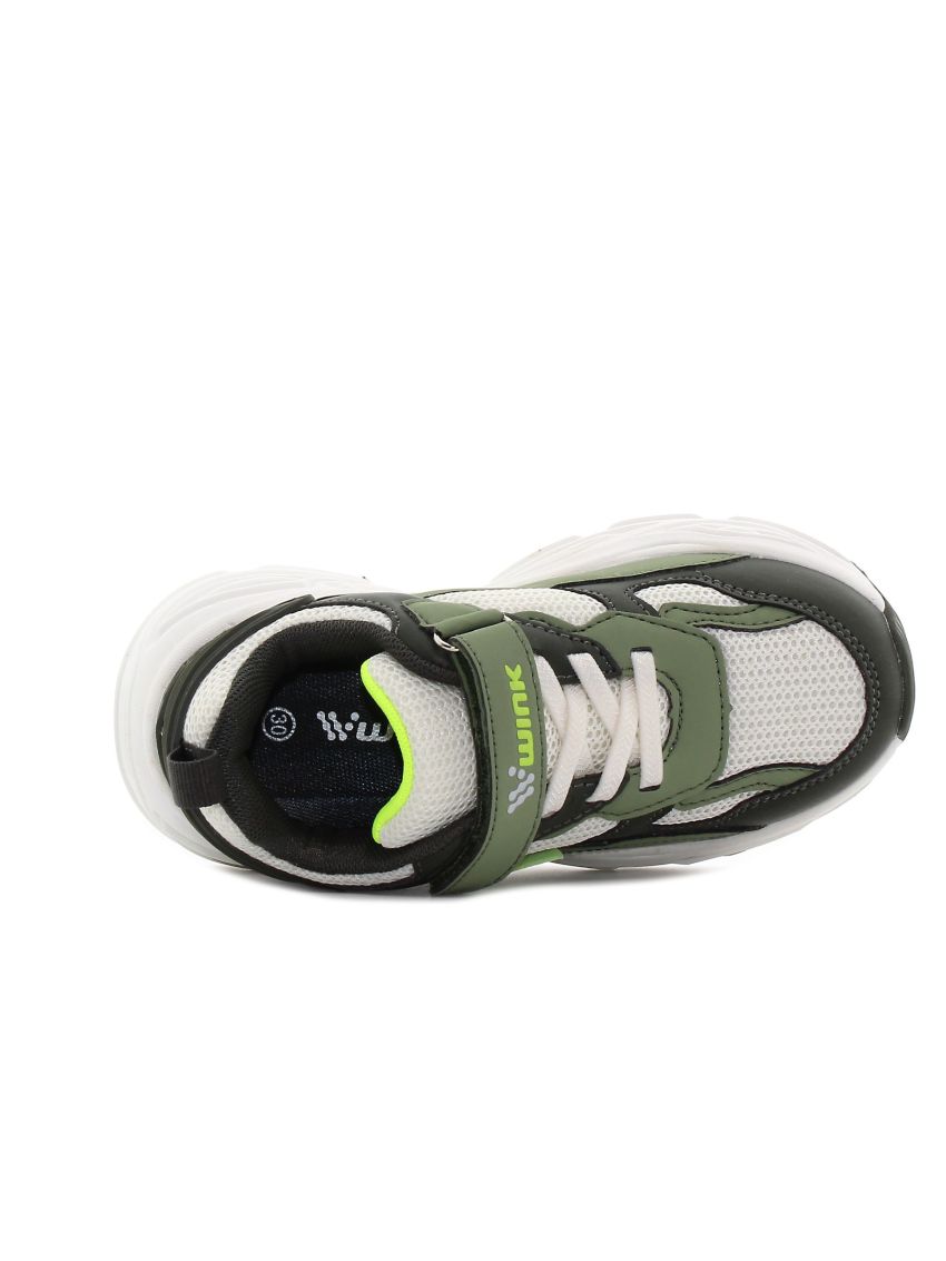 Wink - Arvik khaki băieți sneakeri cu lumini