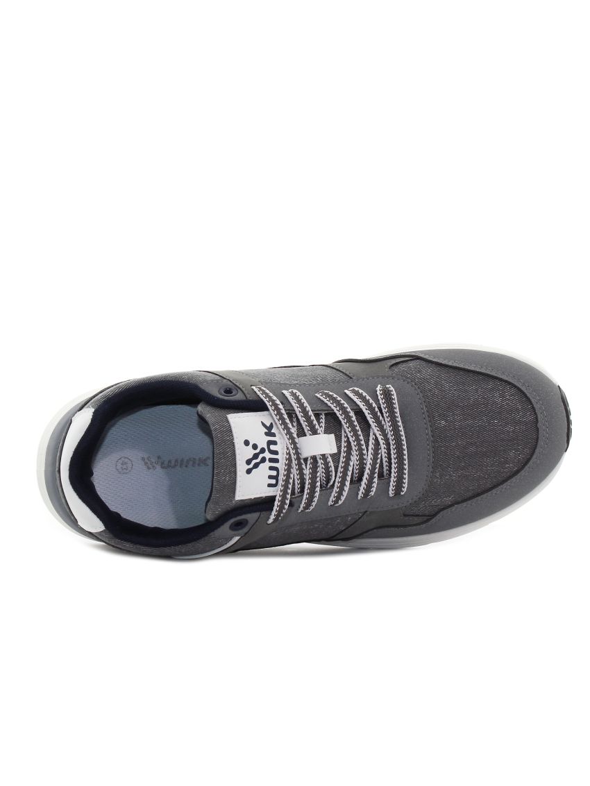 Wink - Zyldan gri bărbați sneakeri wink sneaker