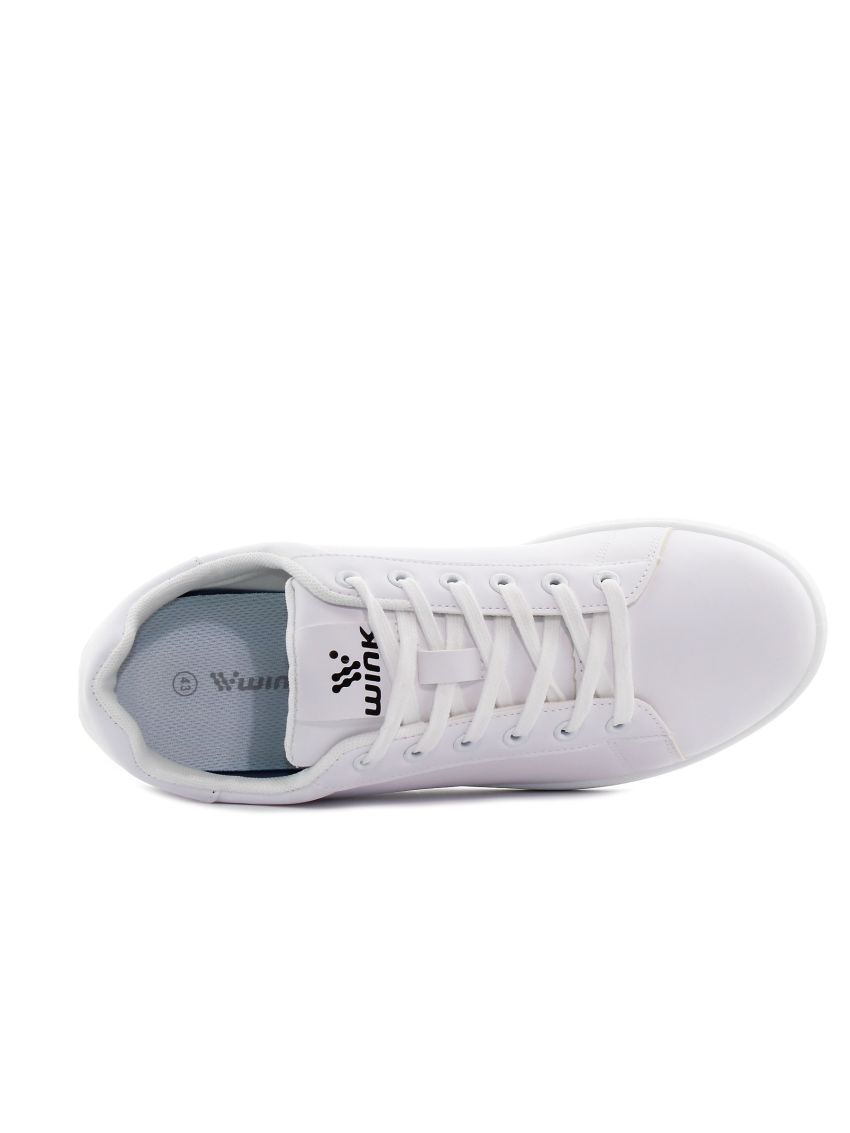 Wink - Cyran alb bărbați sneakeri wink sneaker