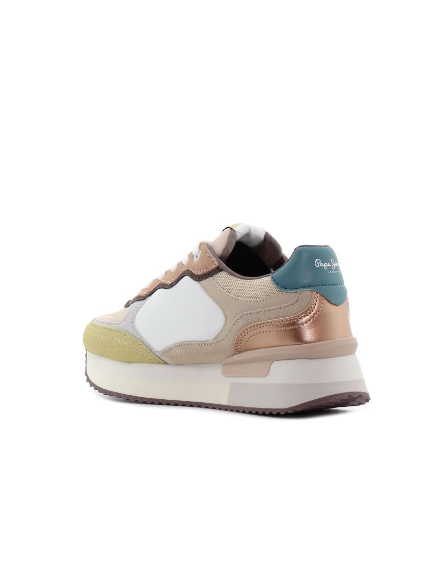 Pepe - Jeans Rusper Racer bej femei sneakeri