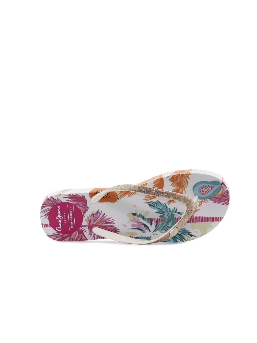 Pepe - Jeans Rake Fruit aur-roz femei slipperi