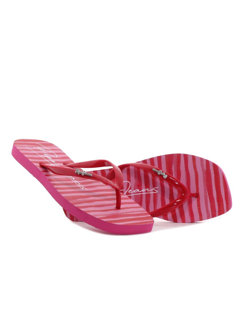 Pepe - Jeans Rave Tex roșu femei slipperi