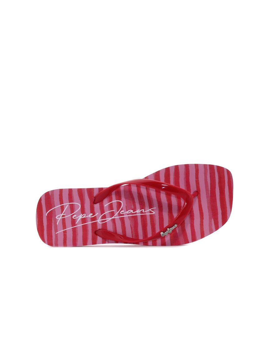 Pepe - Jeans Rave Tex roșu femei slipperi