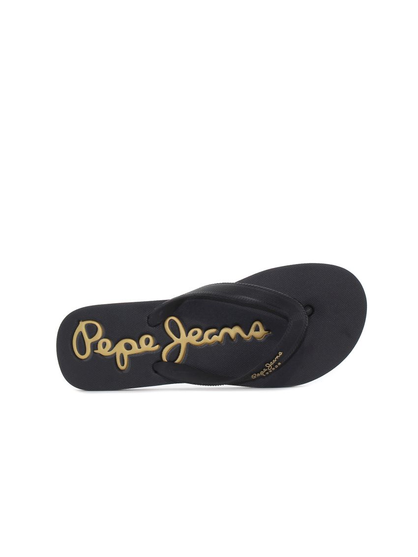 Pepe - Jeans Bay Beach Sun negru femei slipperi