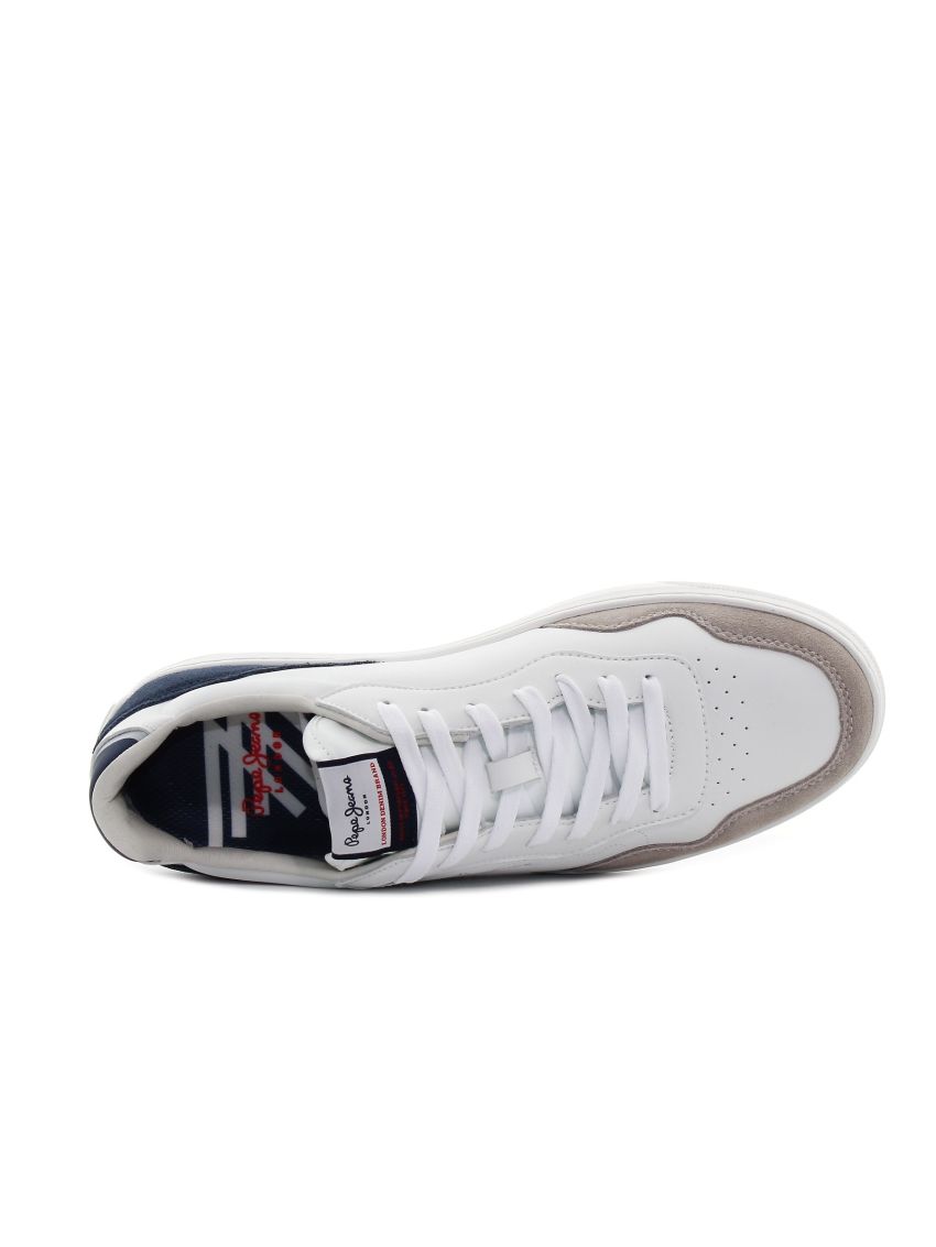 Pepe - Jeans Camden Urban alb bărbați sneakeri