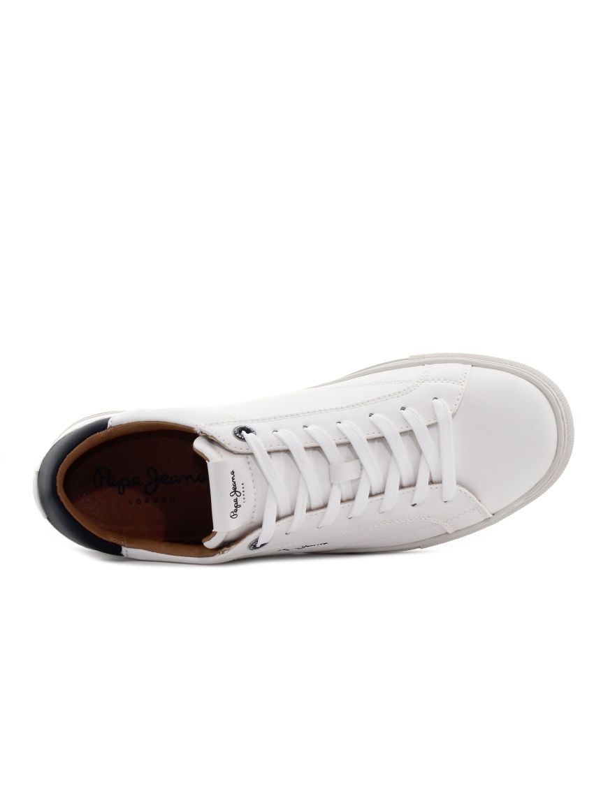 Pepe - Jeans Joe Basic alb bărbați sneakeri