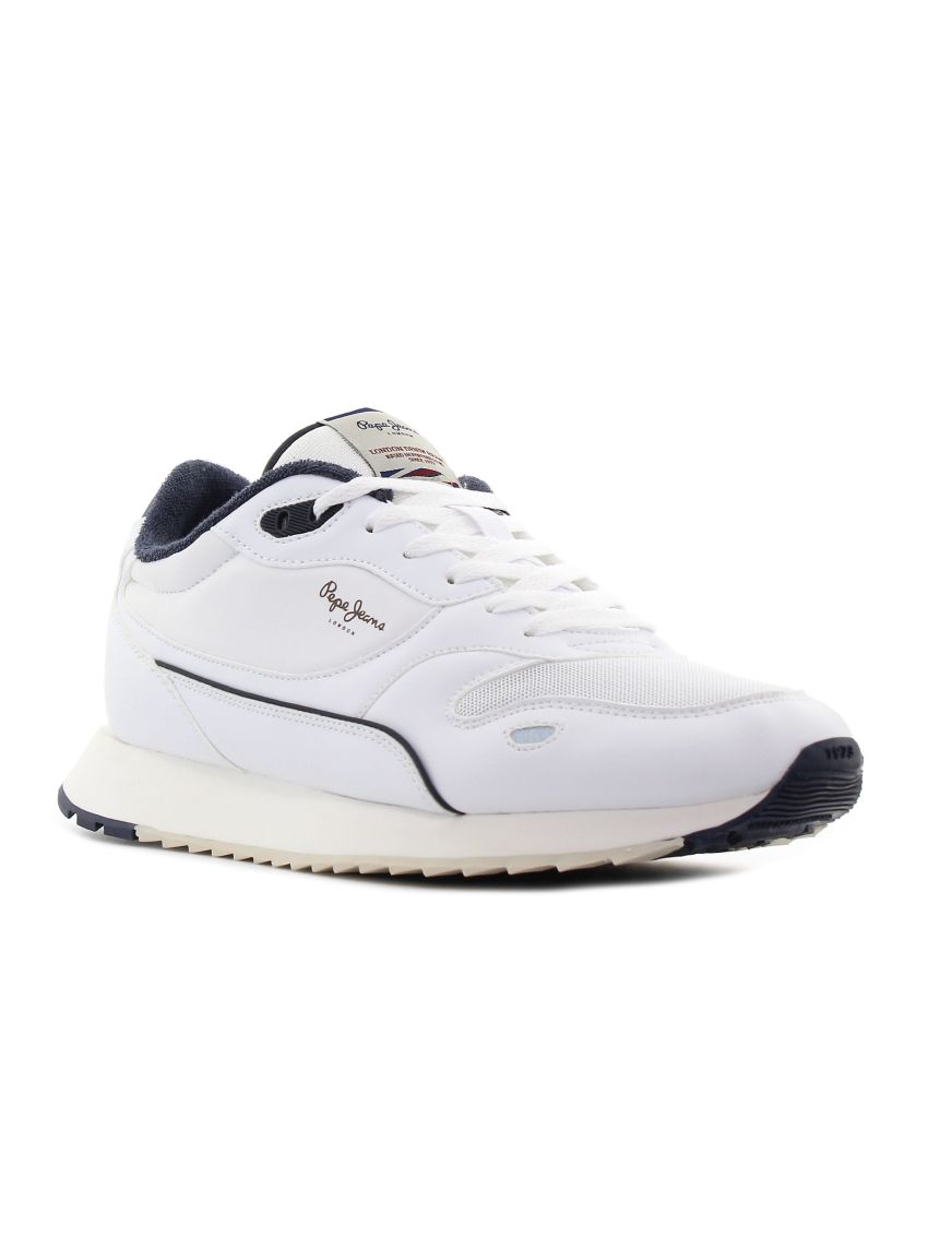 Pepe - Jeans Bexley One alb bărbați sneakeri