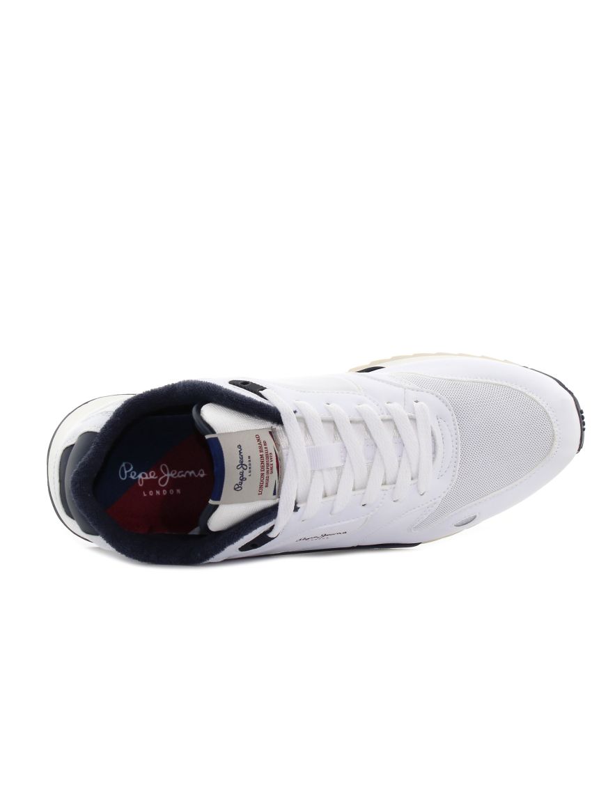 Pepe - Jeans Bexley One alb bărbați sneakeri