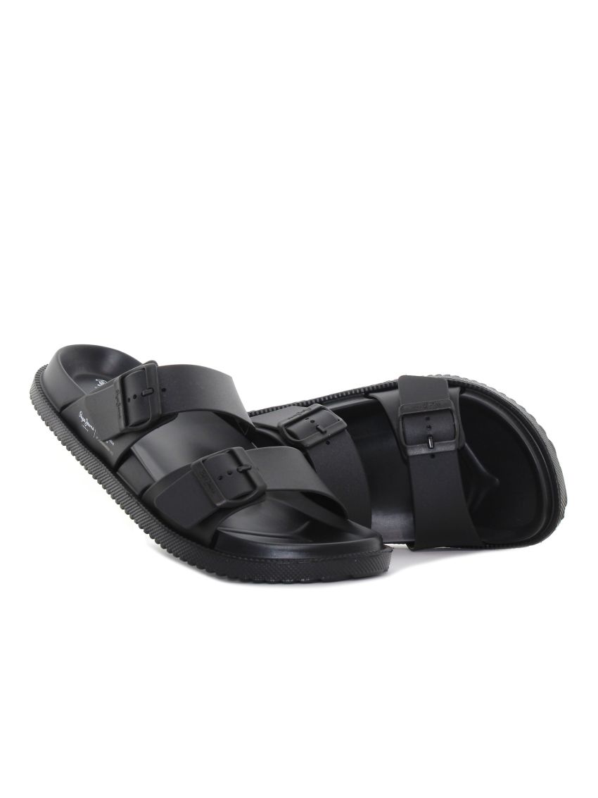 Pepe - Jeans Ocean Brand negru bărbați slipperi