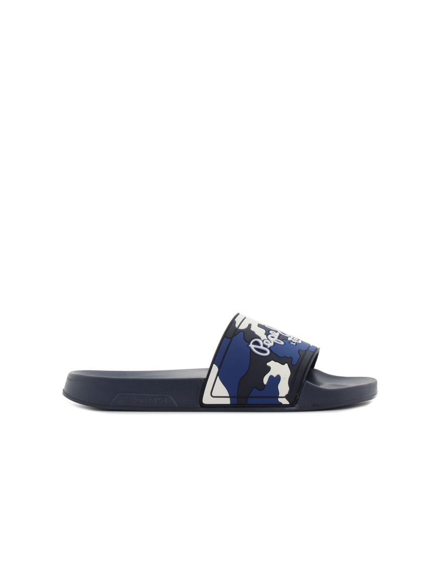 Pepe - Jeans Slider Camo bluemarin bărbați slipperi