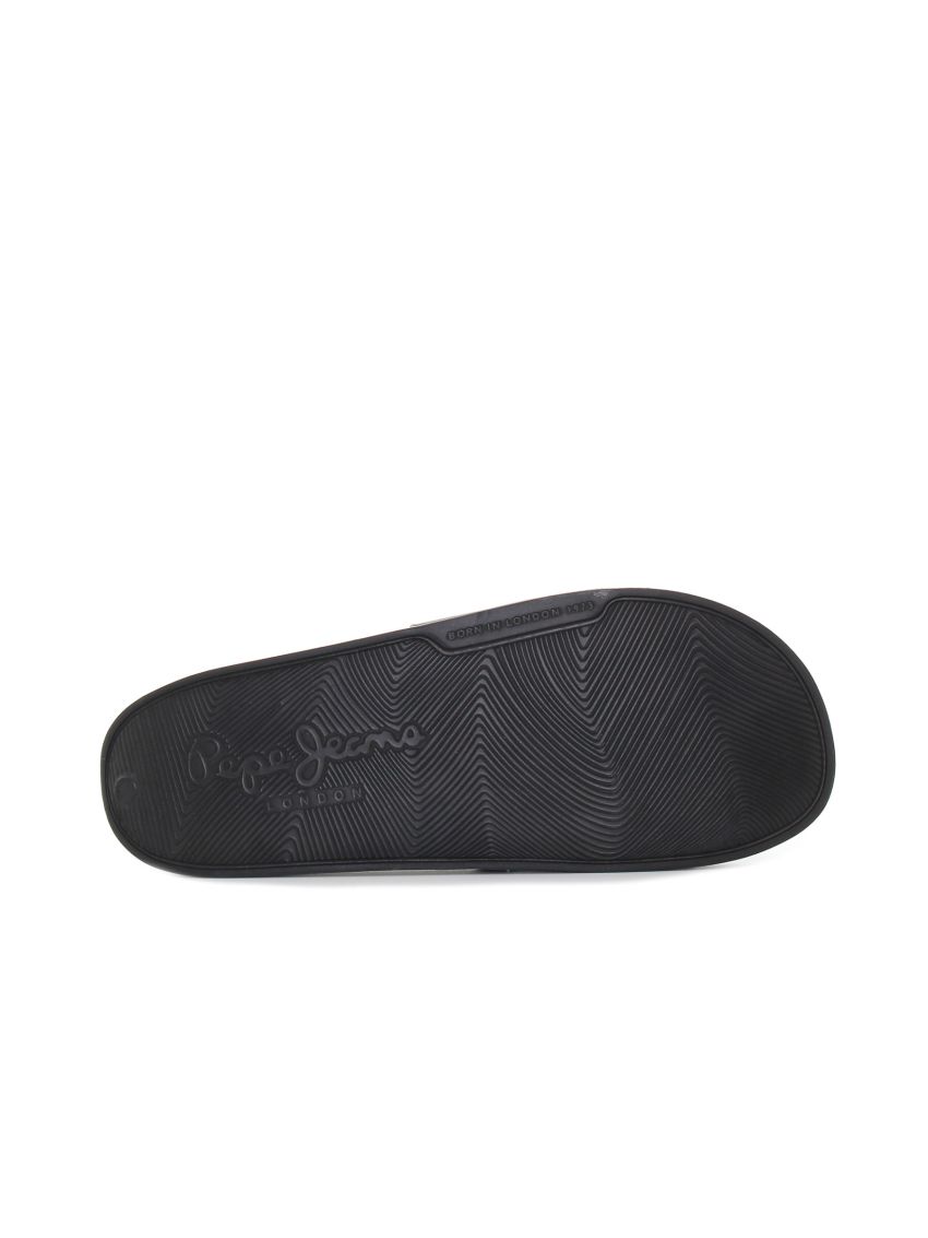 Pepe - Jeans Slider Camo negru bărbați slipperi