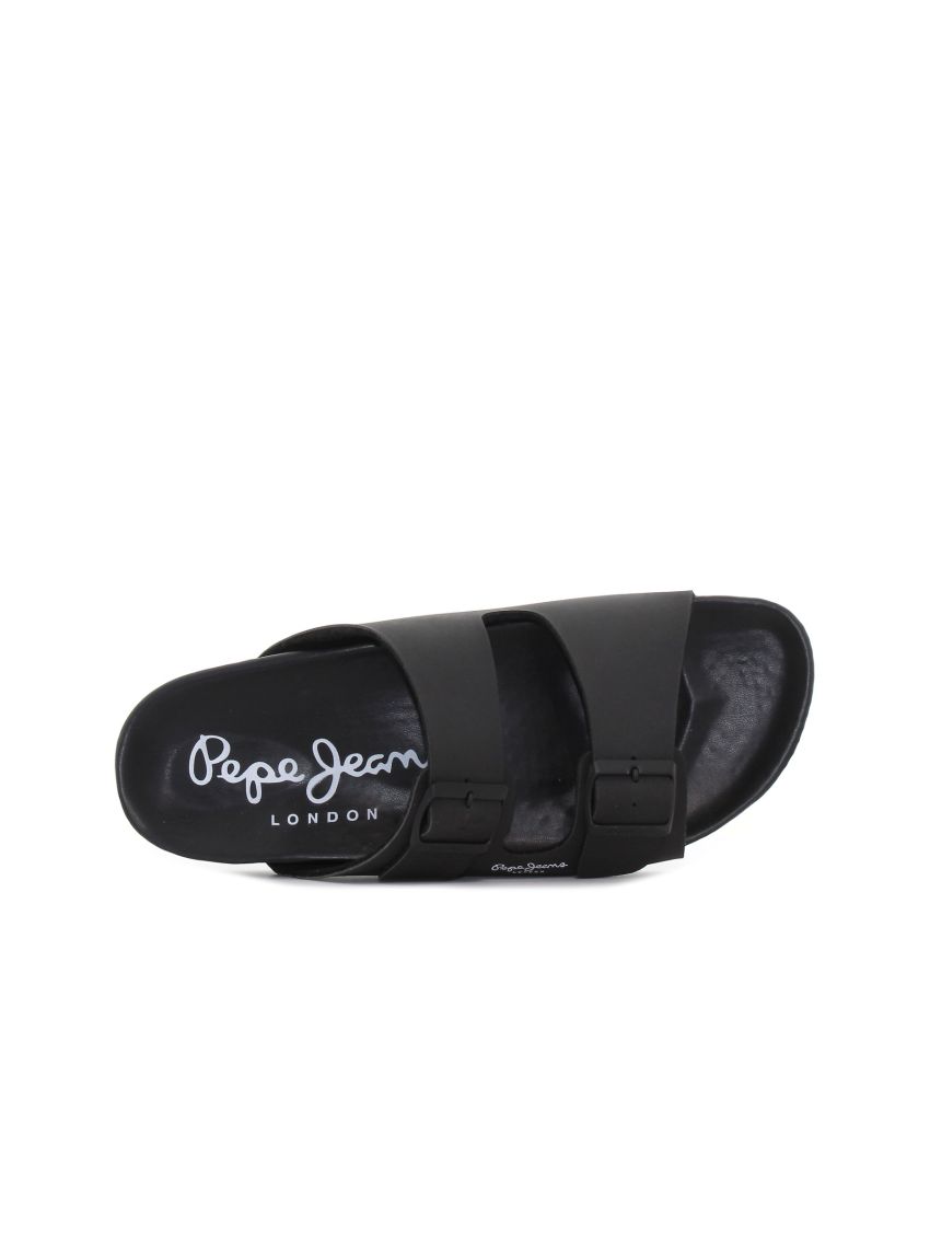 Pepe - Jeans Bio Royal Double negru bărbați slipperi