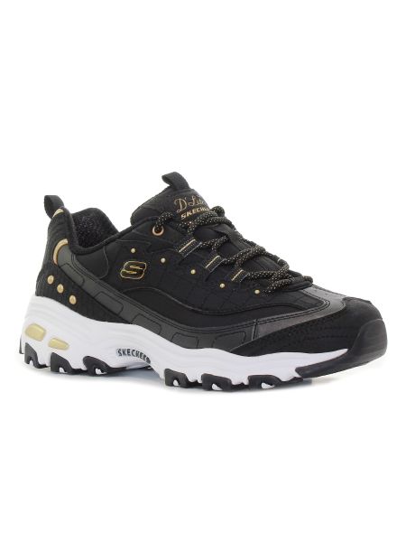 Skechers D'Lites - Ladies Night fekete női cipő-01